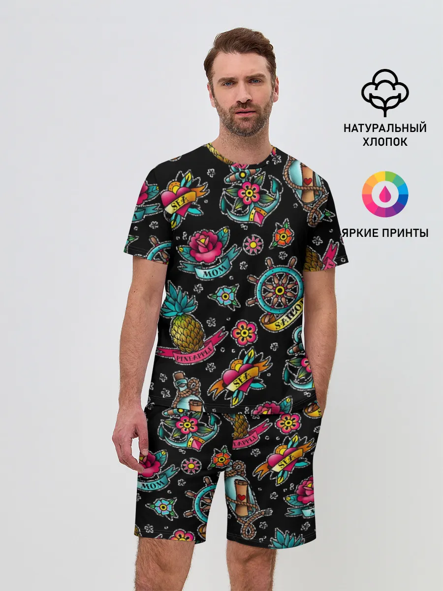 Мужской костюм с шортами / Old school Sailor