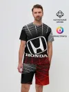 Мужской костюм с шортами / HONDA / ХОНДА / СЕТКА