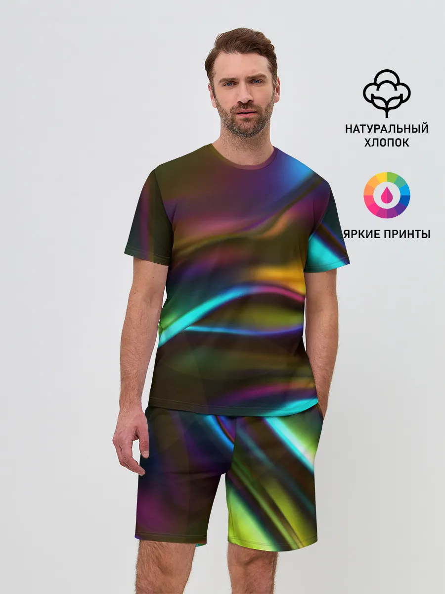 Мужской костюм с шортами / Градиент