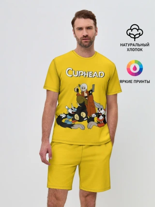 Мужской костюм с шортами / Cuphead x DMC