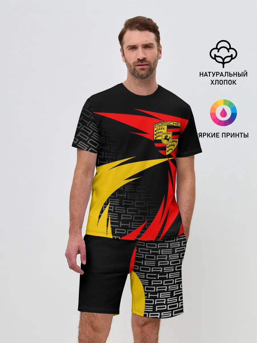 Мужской костюм с шортами / PORSCHE / ПОРШ / СПОРТ