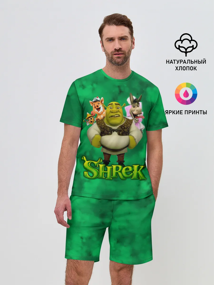 Мужской костюм с шортами / ШРЕК