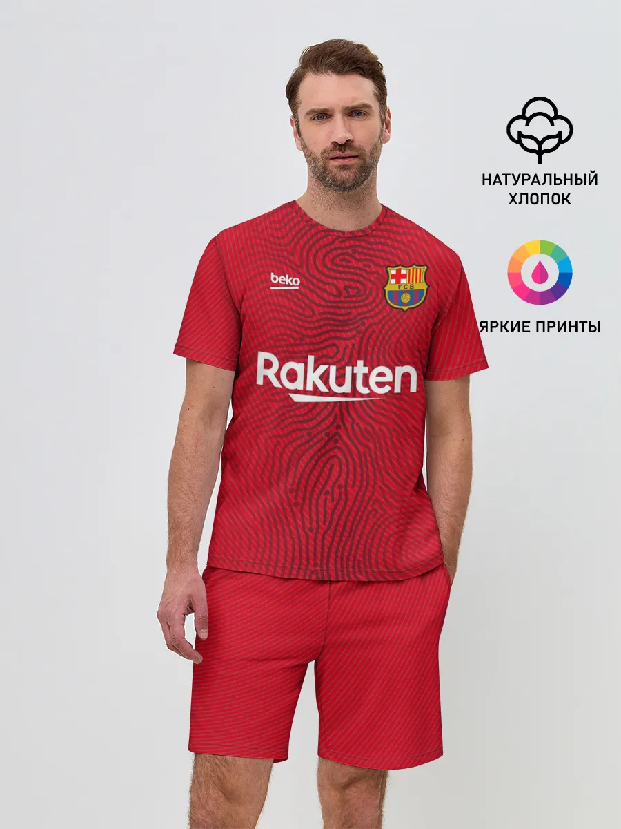 Мужской костюм с шортами / FC Barcelona | Goalkeeper 2021/22