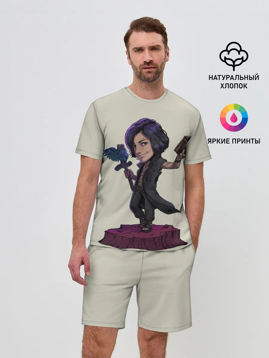 Мужской костюм с шортами / V Big head