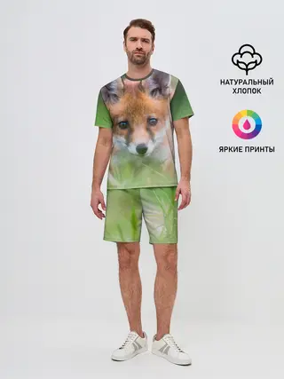 Мужской костюм с шортами / Лисенок в засаде