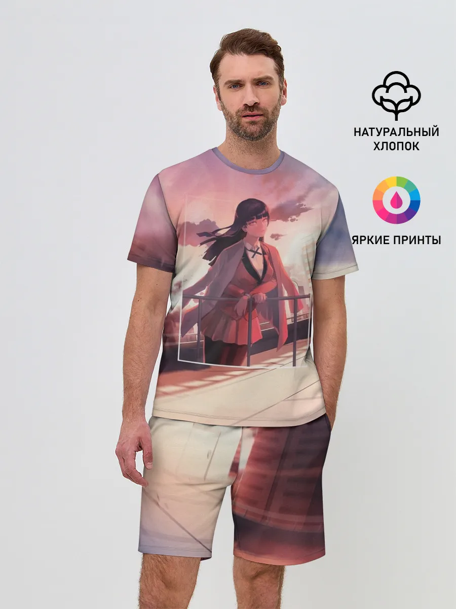 Мужской костюм с шортами / Kakegurui Yumeko Jabami art