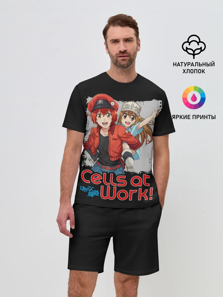 Мужской костюм с шортами / Эритроцит и тромбоцит