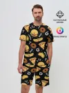 Мужской костюм с шортами / Фастфуд