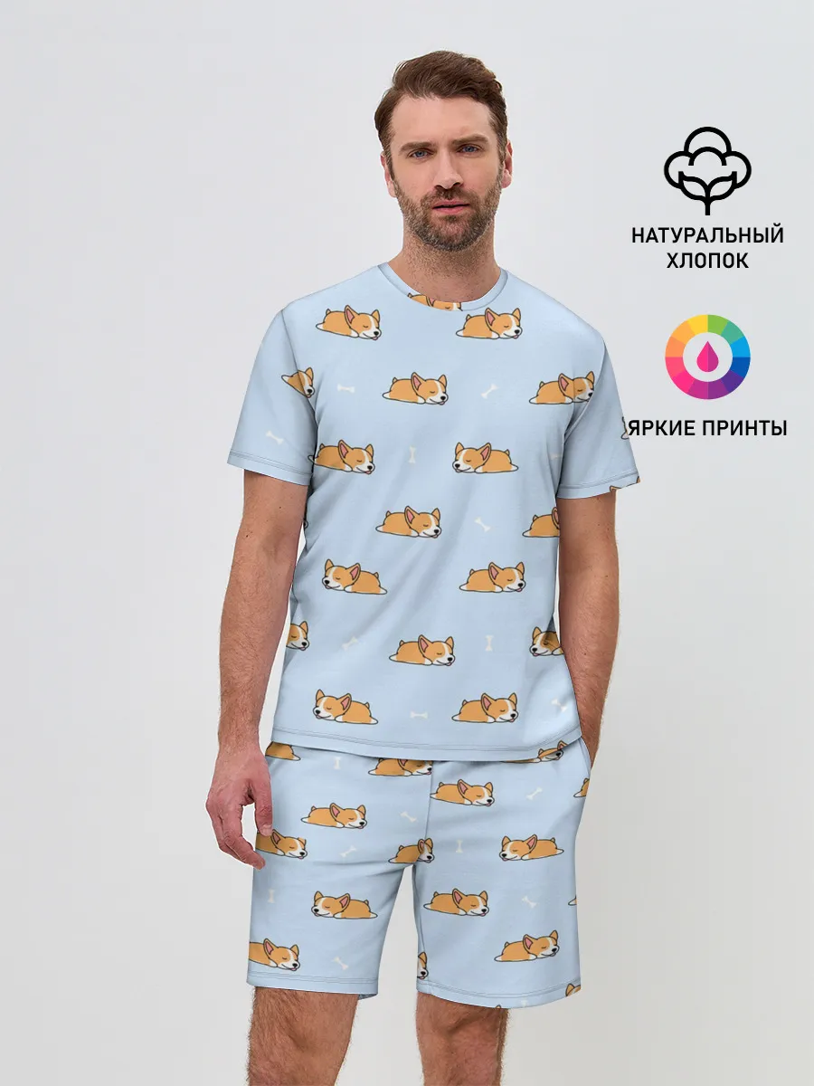 Мужской костюм с шортами / Корги