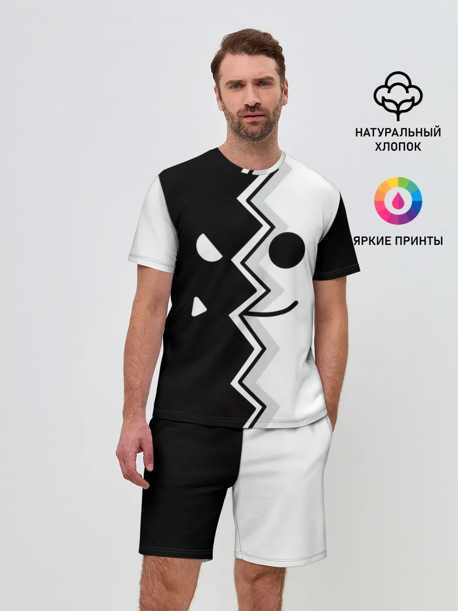 Мужской костюм с шортами / Geometry Dash