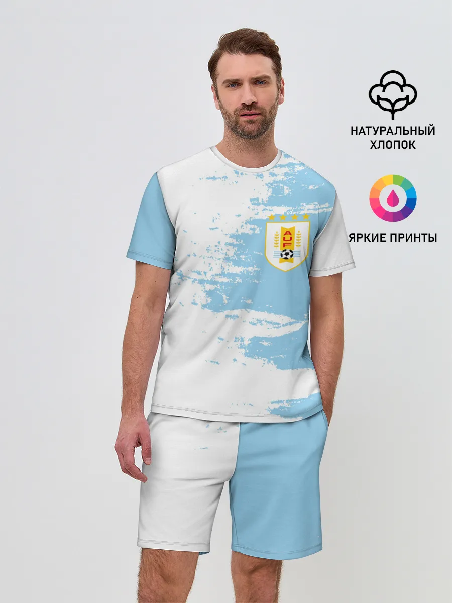 Мужской костюм с шортами / Сборная Уругвая