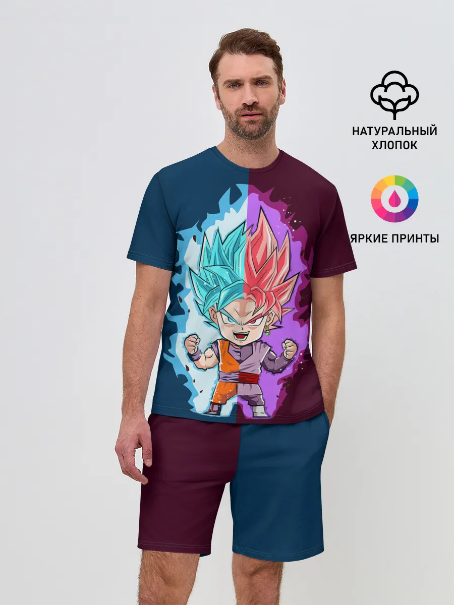 Мужской костюм с шортами / Vegeta power