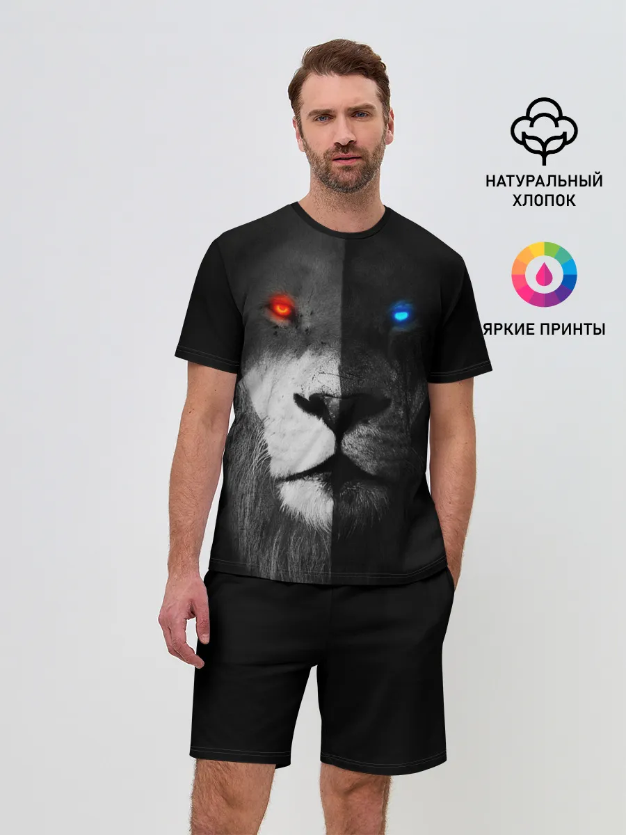 Мужской костюм с шортами / ЛЕВ - НЕОНОВЫЕ ГЛАЗА