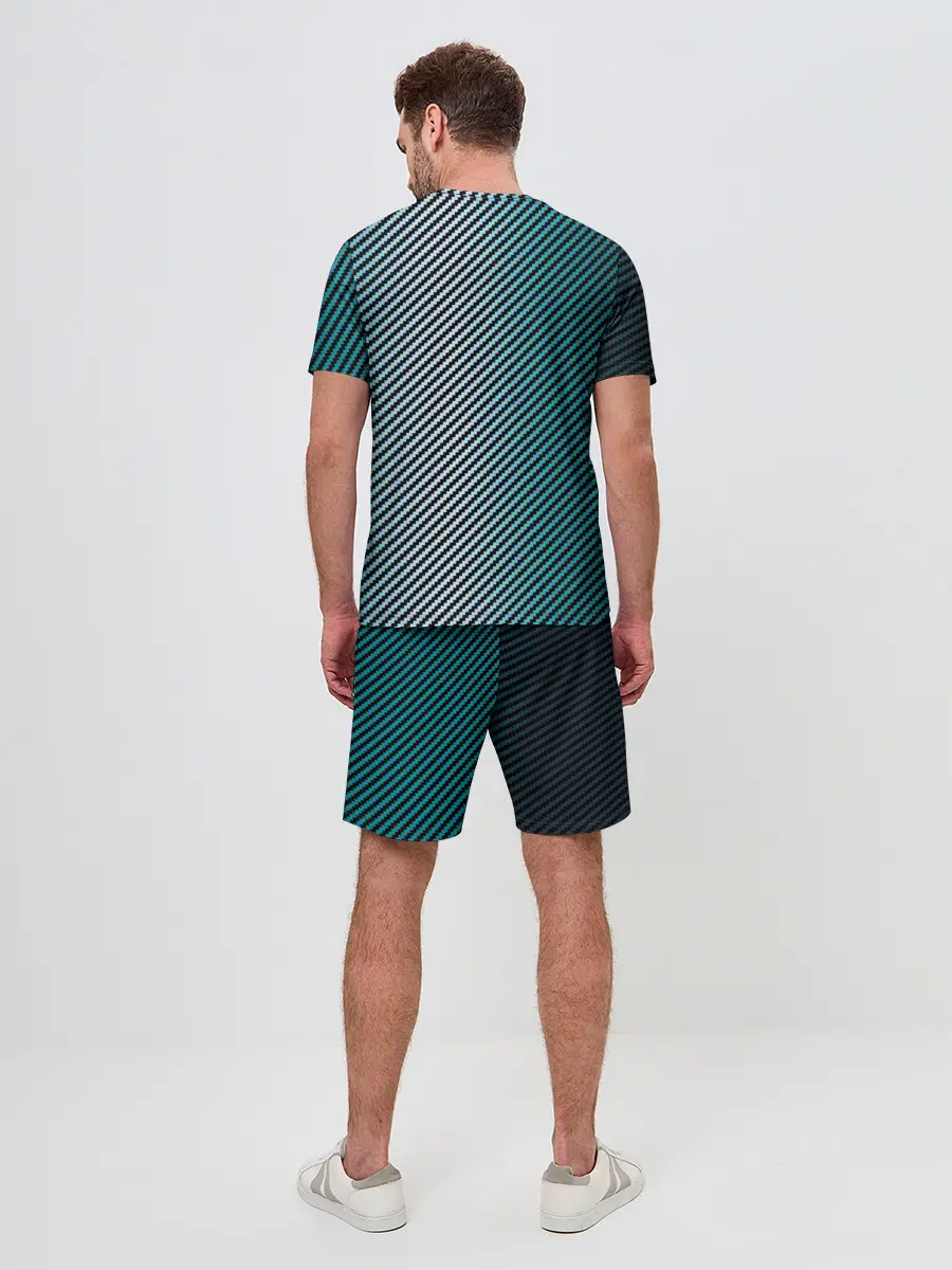 Мужской костюм с шортами / Carbon Blue