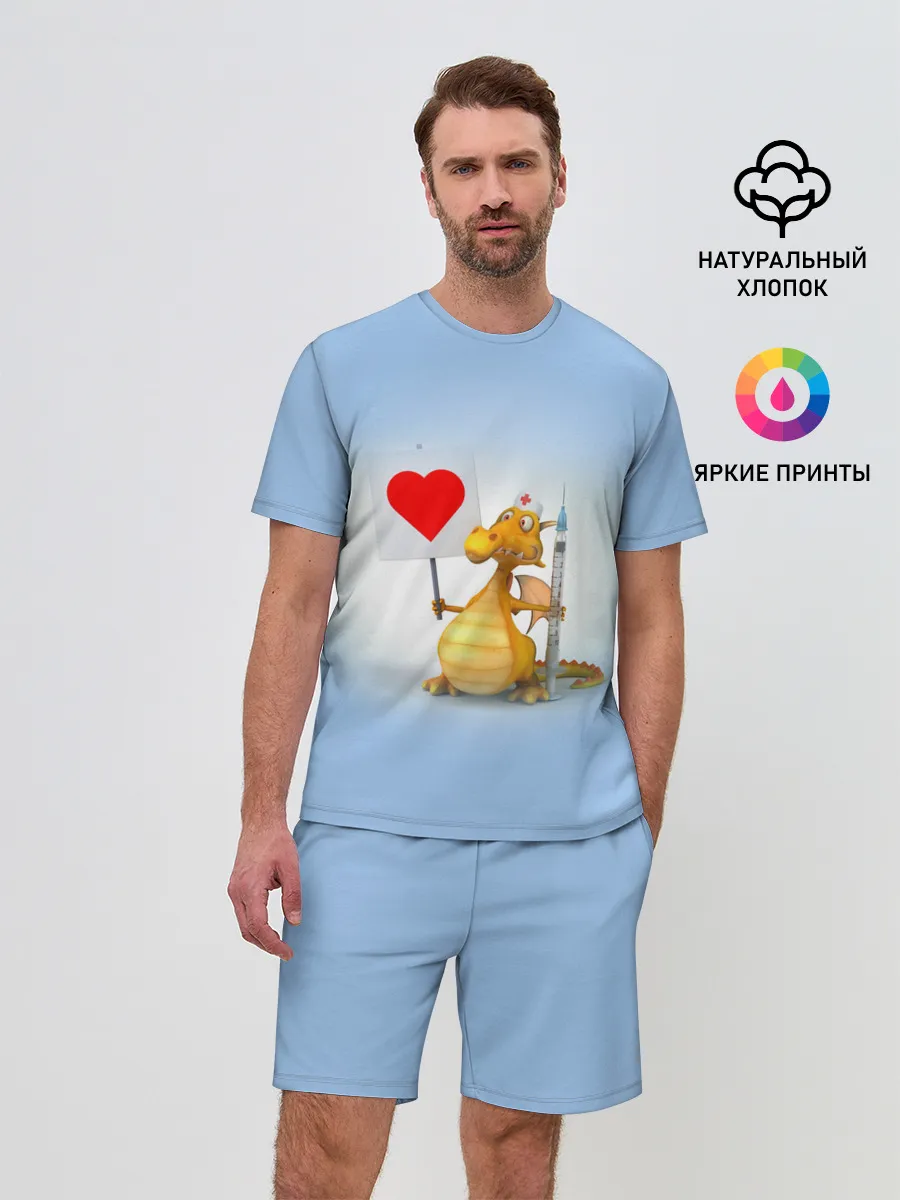 Мужской костюм с шортами / Dragon doc | Доктор драго