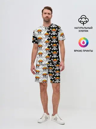 Мужской костюм с шортами / ONE PIECE / ВАН ПИС / УЗОР