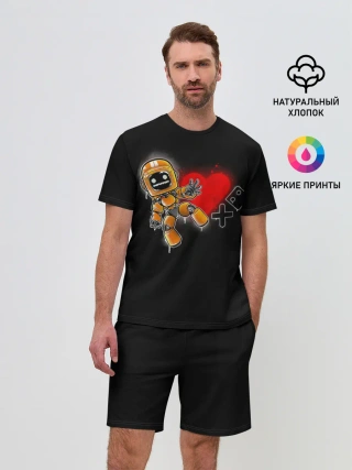 Мужской костюм с шортами / K-VRC | Love Death and Robots