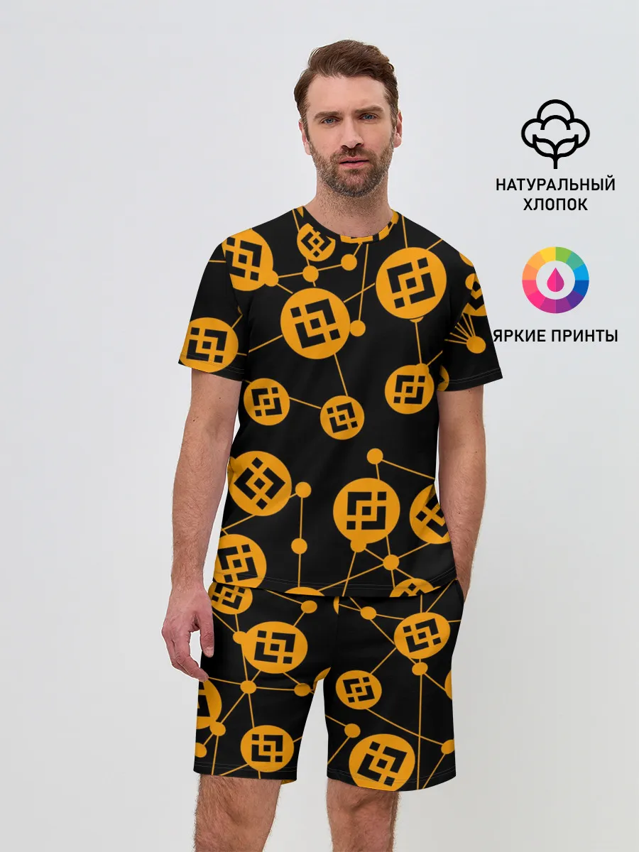 Мужской костюм с шортами / BINANCE / БИНАНС / УЗОР