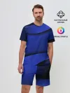 Мужской костюм с шортами / 3D BLUE Вечерний синий цвет