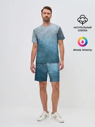 Мужской костюм с шортами / Blue Glass