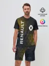 Мужской костюм с шортами / RENAULT РЕНО ЖЕЛТАЯ ГЕОМЕТРИЯ