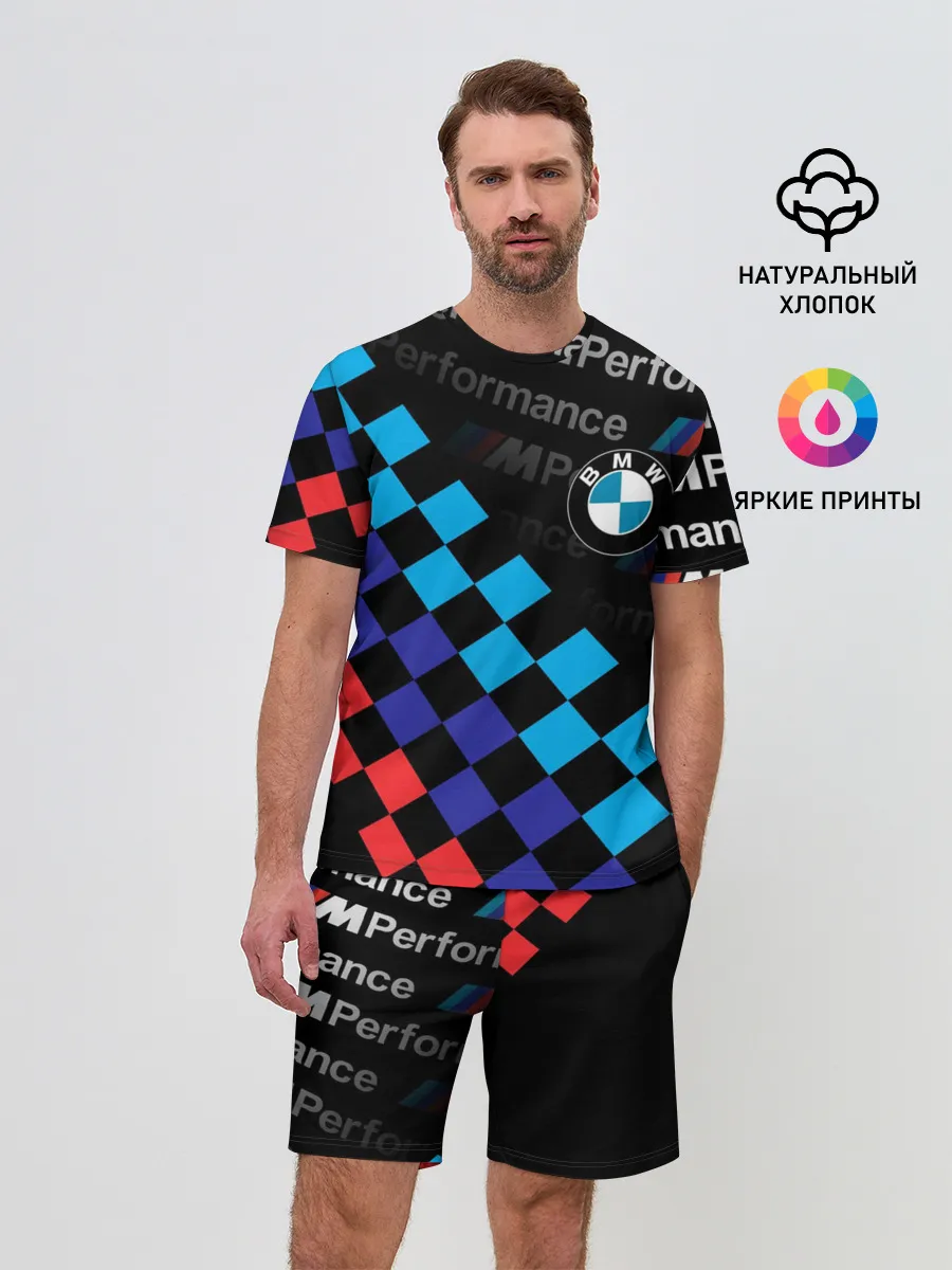 Мужской костюм с шортами / BMW / ФЛАГ/ M PERFORMANCE