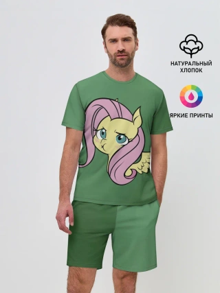 Мужской костюм с шортами / Милая Флаттершайн