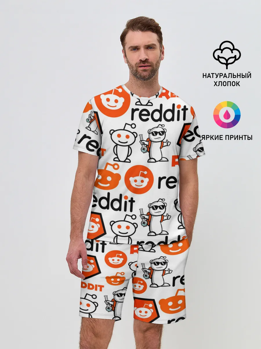 Мужской костюм с шортами / REDDIT / РЕДДИТ / ЛОГОБОМБИНГ