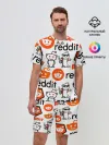 Мужской костюм с шортами / REDDIT / РЕДДИТ / ЛОГОБОМБИНГ