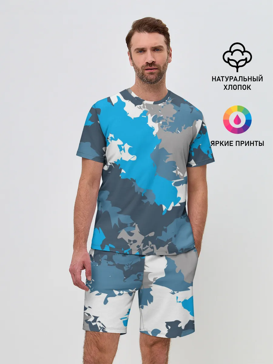 Мужской костюм с шортами / Камуфляж