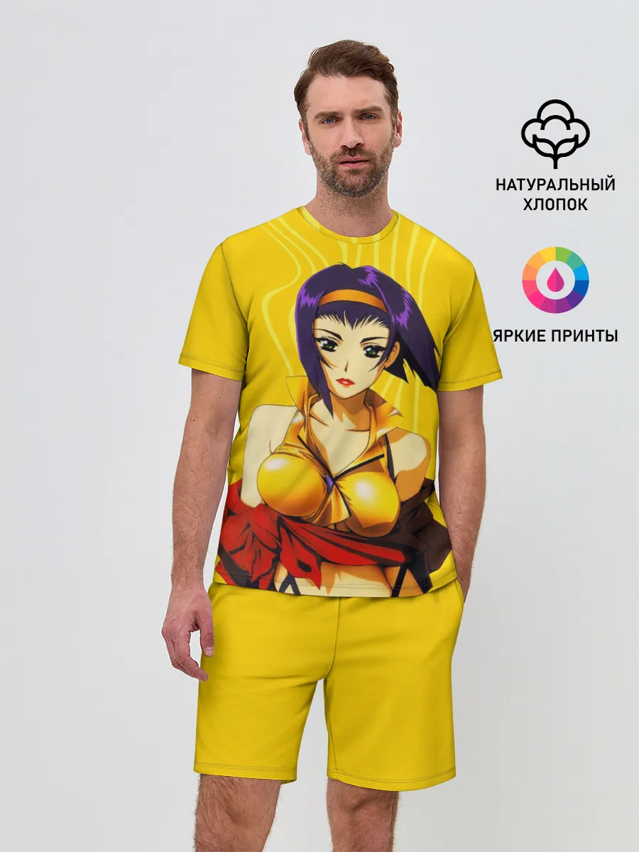 Мужской костюм с шортами / Cowboy Bebop. Фэй Валентайн