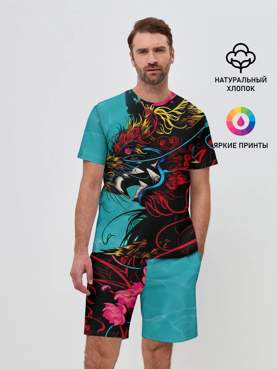 Мужской костюм с шортами / Дракон | Dragon