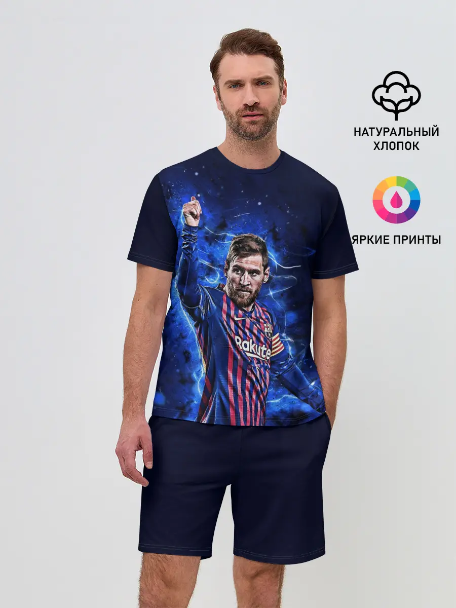Мужской костюм с шортами / Lionel Messi | Barcelona | 10