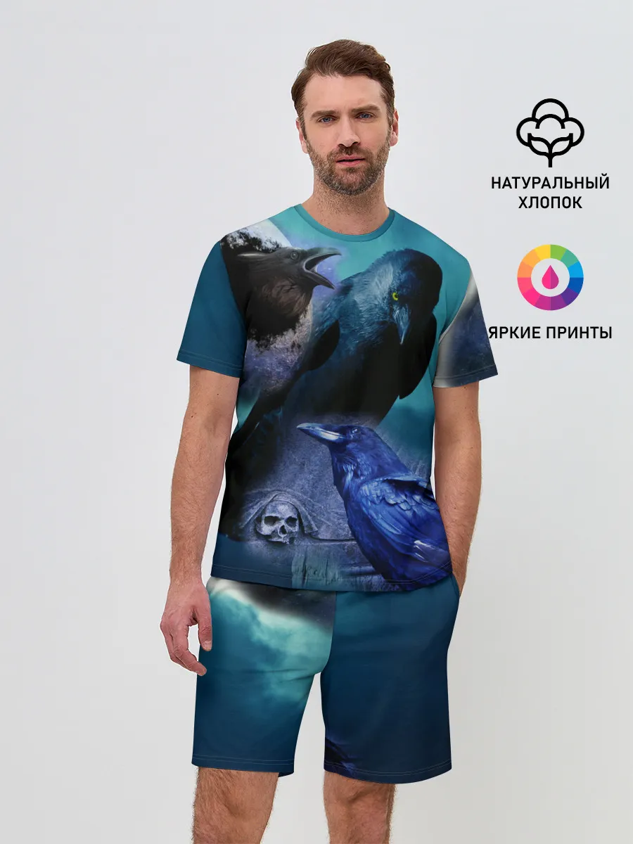 Мужской костюм с шортами / Мистические вороны | Crows