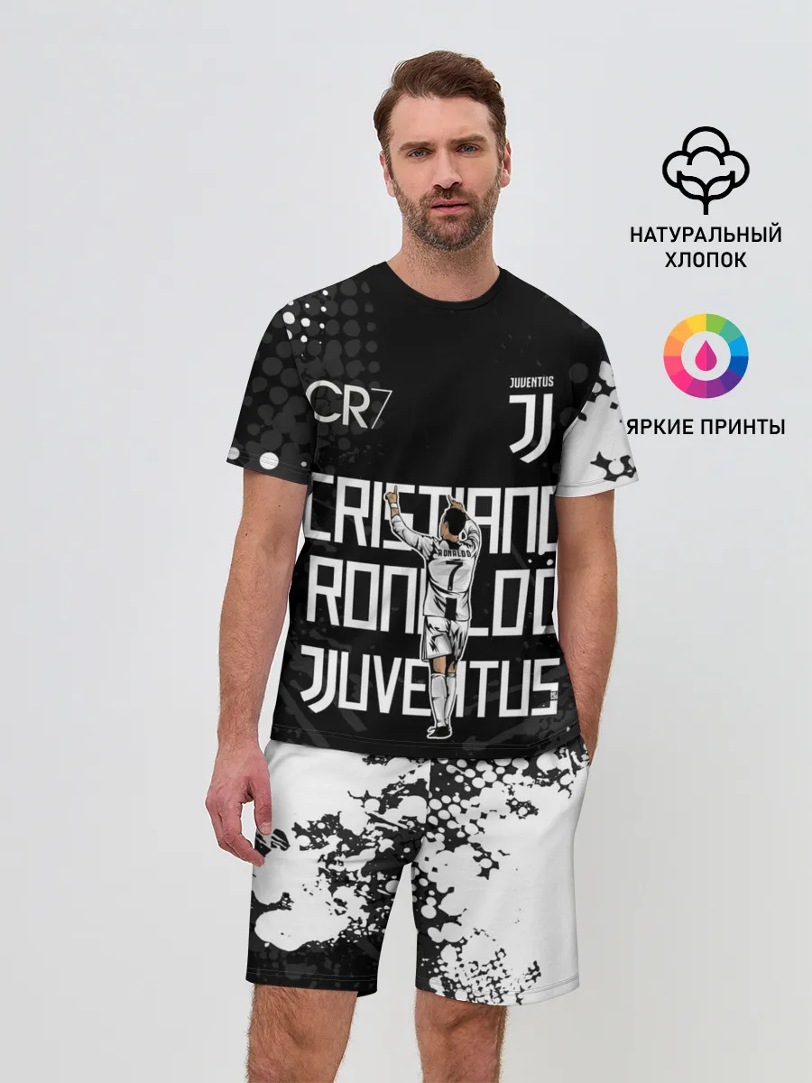 Мужской костюм с шортами / КРИШТИАНУ РОНАЛДУ / ЮВЕНТУС