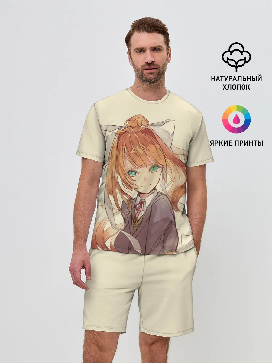 Мужской костюм с шортами / Нарисованная Моника