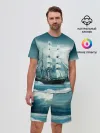 Мужской костюм с шортами / Парусник