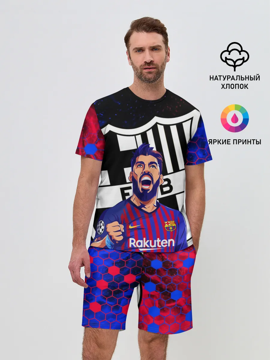 Мужской костюм с шортами / ЛУИС СУАРЕС / БАРСЕЛОНА