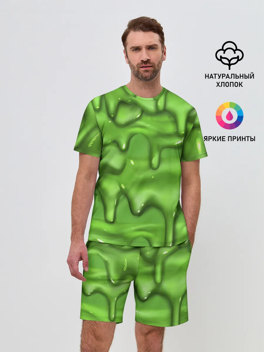 Мужской костюм с шортами / Green Slime