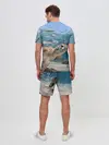 Мужской костюм с шортами / Морская черепаха