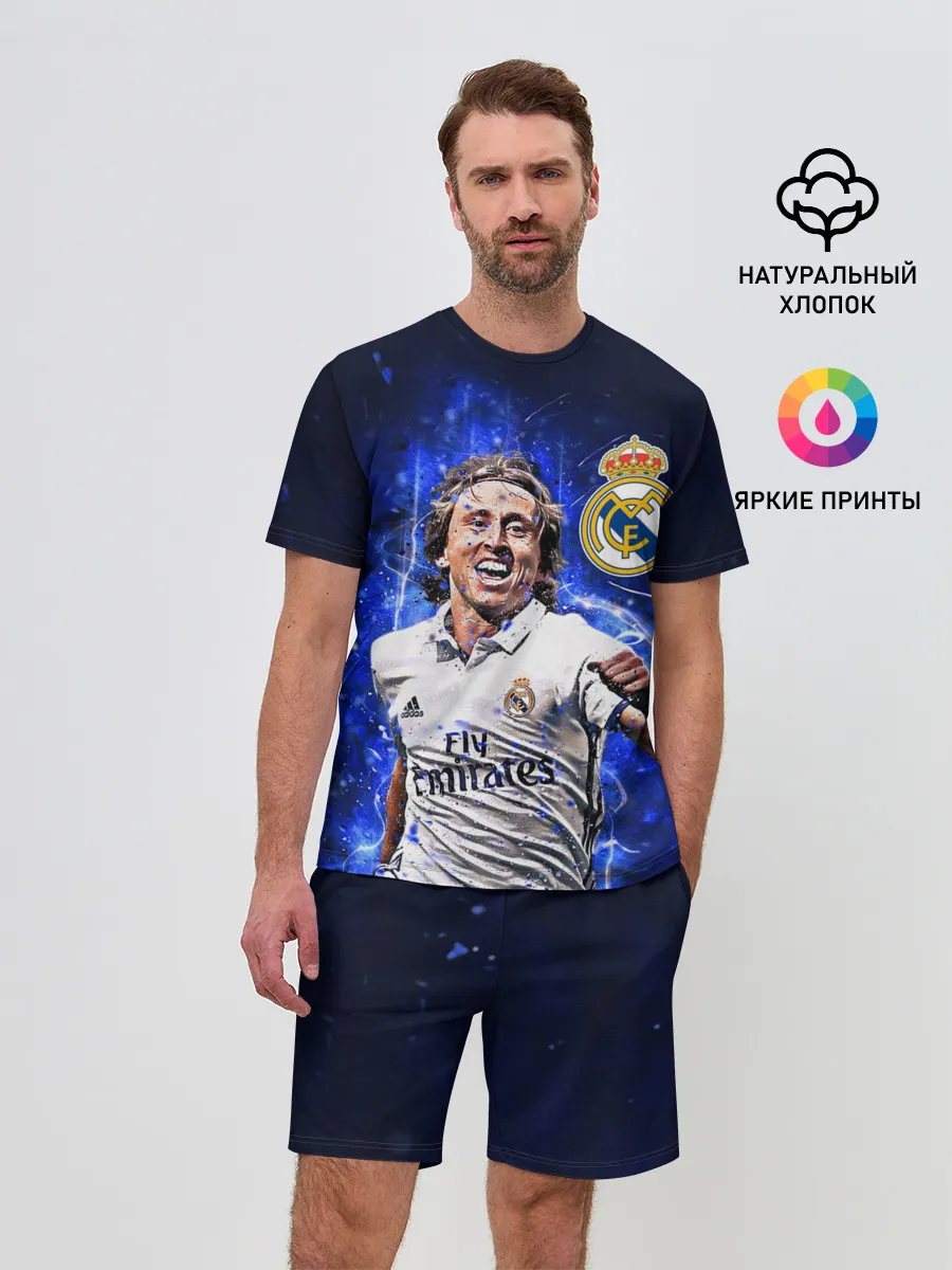 Мужской костюм с шортами / ЛУКА МОДРИЧ / РЕАЛ МАДРИД