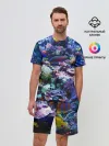 Мужской костюм с шортами / Коралловые рыбки