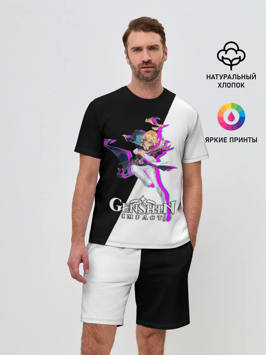 Мужской костюм с шортами / GENSHIN IMPACT / JEAN