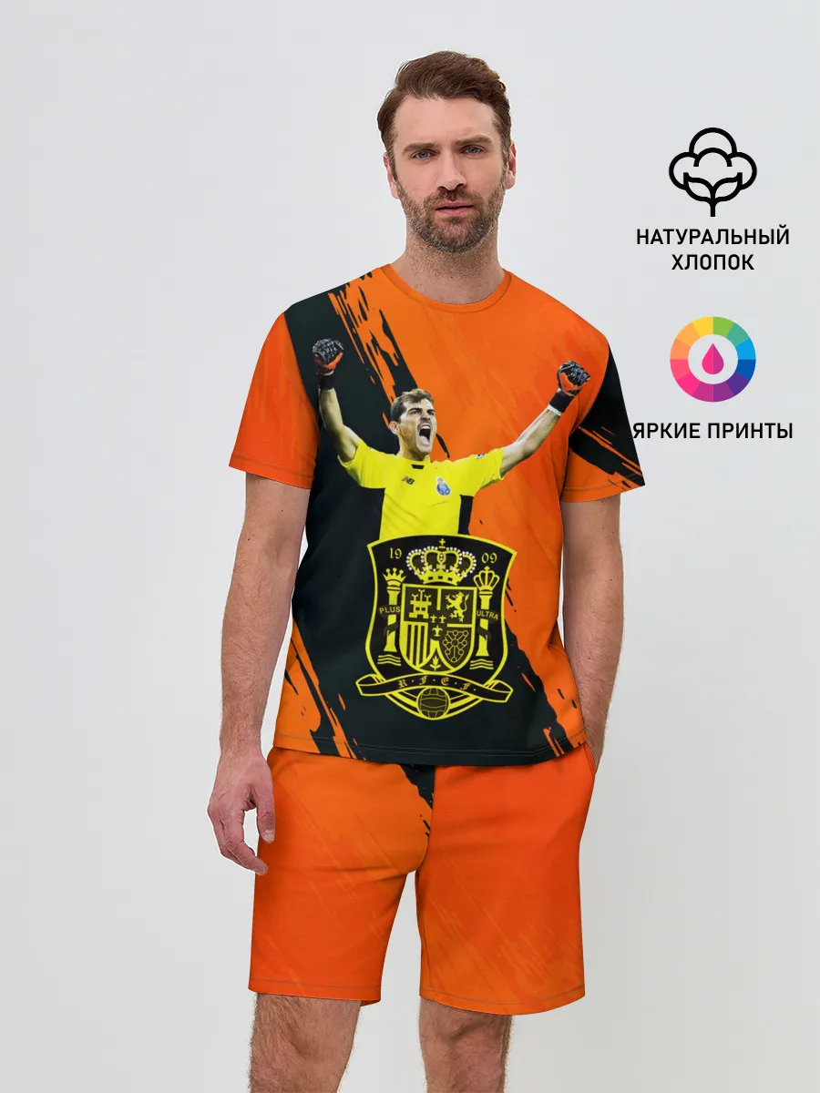 Мужской костюм с шортами / Икер Касильяс/Iker Casillas