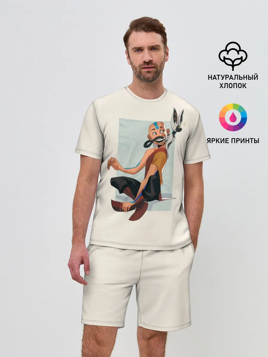 Мужской костюм с шортами / Aang avatar