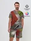Мужской костюм с шортами / Art Abstraction