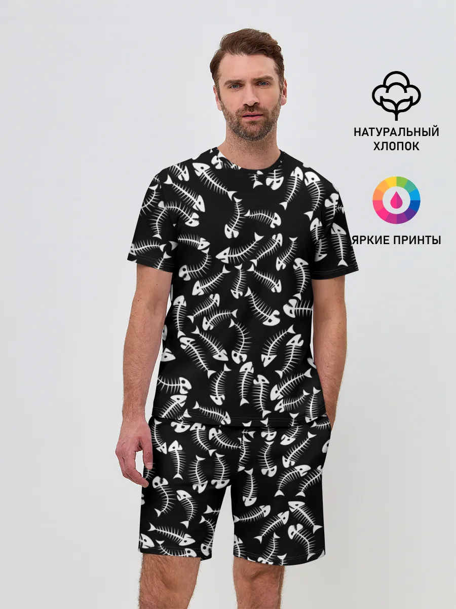 Мужской костюм с шортами / Fishbones