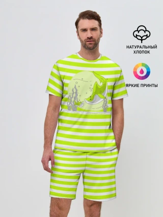 Мужской костюм с шортами / Акула