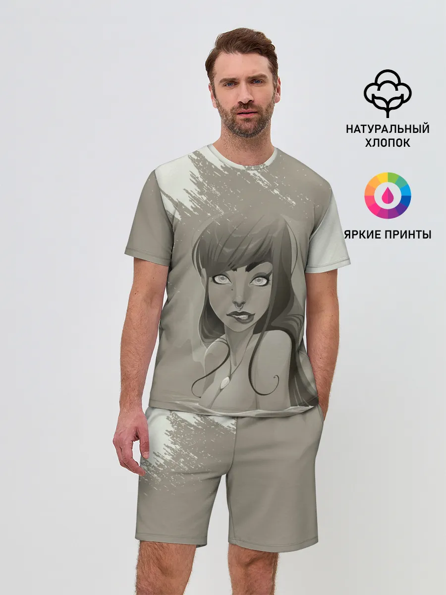 Мужской костюм с шортами / Красивая русалка | Beautiful mermaid