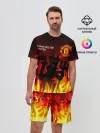 Мужской костюм с шортами / MANCHESTER UNITED / ДЬЯВОЛ